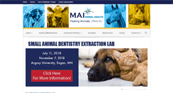 Desktop Screenshot of maianimalhealth.com
