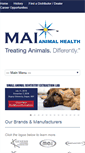 Mobile Screenshot of maianimalhealth.com
